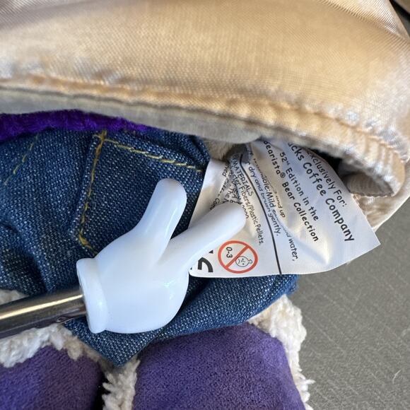 Starbucks Coffee Bear Plush 2006 Bearista Winter Holiday Teddy 51 52nd Edition - Picture 11 of 14